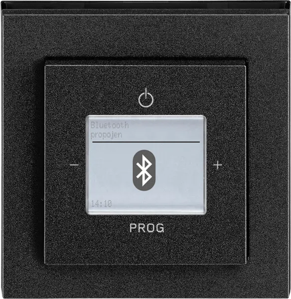 LevitM onyx / kouřov&aacute; čern&aacute;: R&aacute;dio s Bluetooth