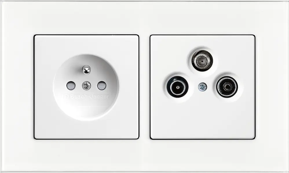 solo carat b&iacute;l&eacute; sklo: Z&aacute;suvka jednon&aacute;sobn&aacute; s clonkami, Z&aacute;suvka ant&eacute;nn&iacute; TV+R+SAT