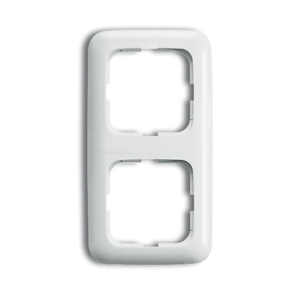 Rámeček pro elektroinstalační přístroje, dvojnásobný, Reflex SI, alpská bílá