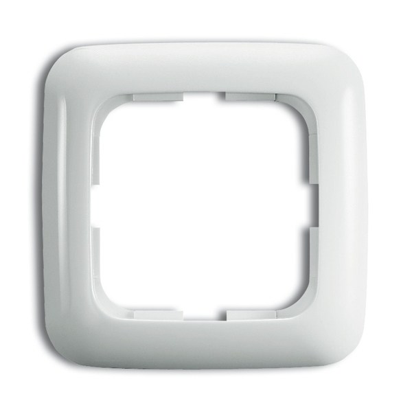 Rámeček pro elektroinstalační přístroje, jednonásobný, Reflex SI, alpská bílá