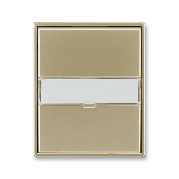 Kryt spínače kolébkového s popisovým polem, Time®, Time® Arbo, šampaňská