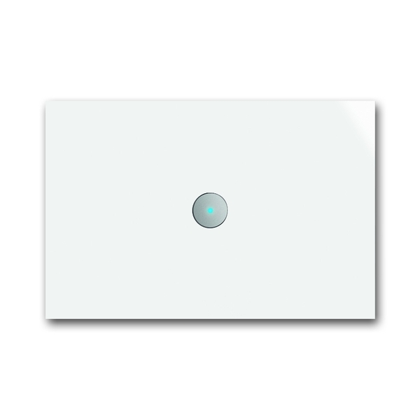 Ovladač jednonásobný ABB-priOn, priOn, studio bílá (lesk)