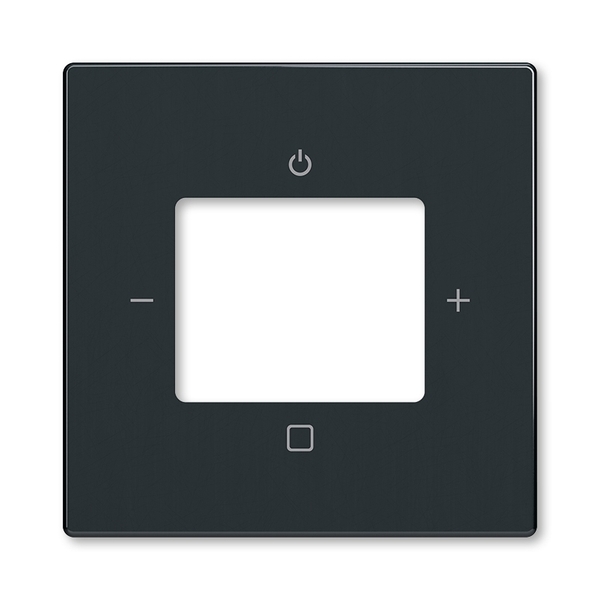 Kryt zesilovače s tunerem FM nebo internetového rádia Busch-iNet, Future® linear, Solo®, Solo® carat, antracitová