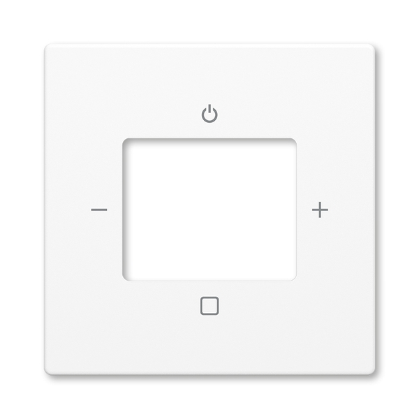 Kryt zesilovače s tunerem FM nebo internetového rádia Busch-iNet, Future® linear, mechová bílá