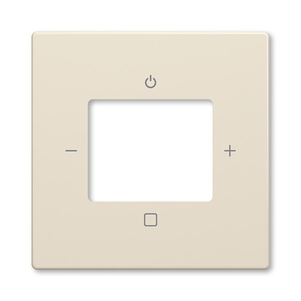 Kryt zesilovače s tunerem FM nebo internetového rádia Busch-iNet, Future® linear, Solo®, Solo® carat, slonová kost