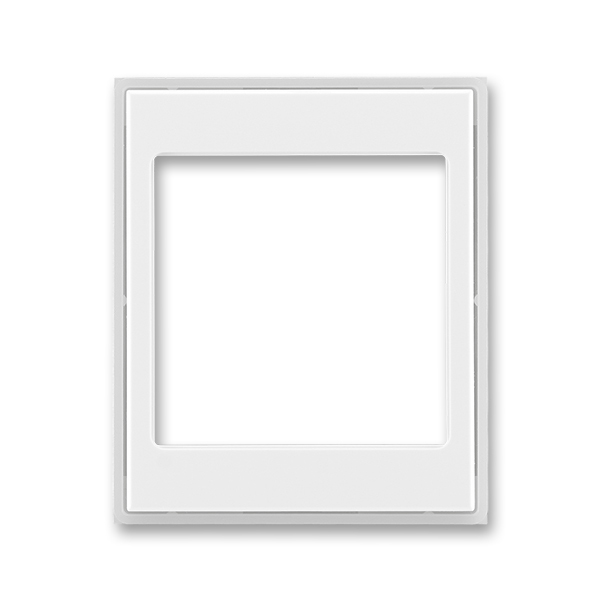 Kryt přístroje osvětlení s LED, přístroje AudioWorld nebo adaptéru Profil 45, Time®, Element®, bílá / ledová bílá