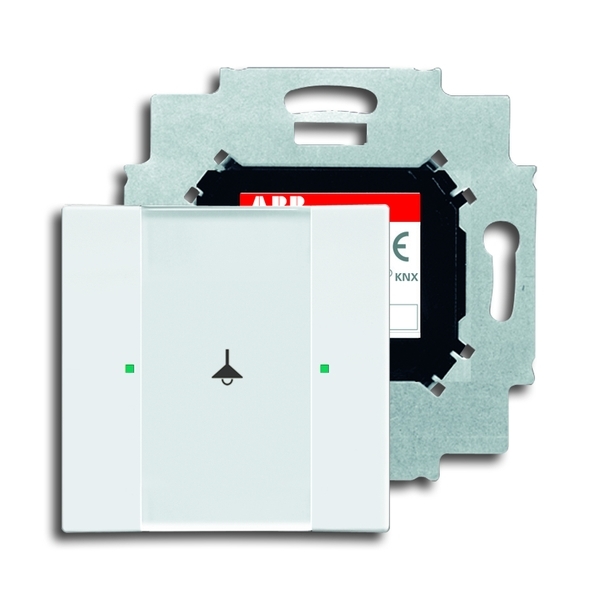 Prvek ovládací 1násobný, zapuštěný, Future® linear, Solo®, Solo® carat, studio bílá