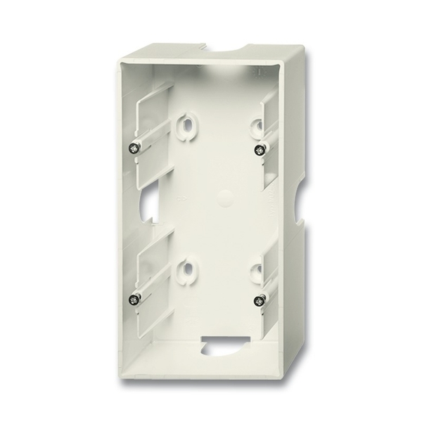 Krabice přístrojová dvojnásobná, nástěnná, Future® linear, slonová kost