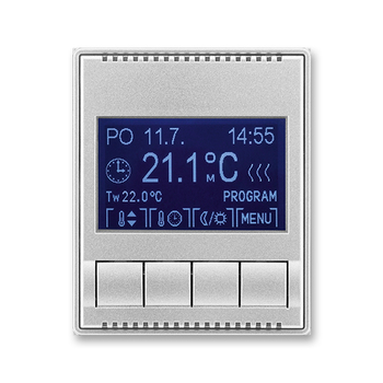 Termostat univerzální programovatelný (ovládací jednotka), Time®, Time® Arbo, titanová