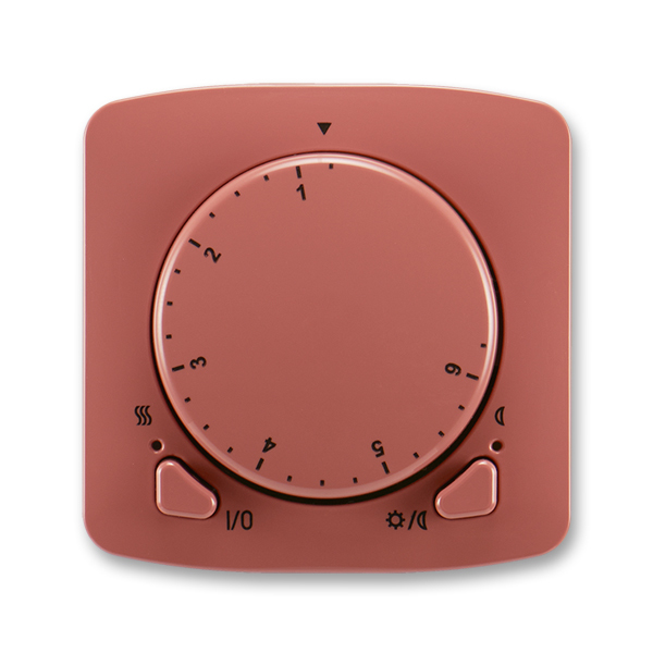 Termostat univerzální otočný (ovládací jednotka), Tango®, vřesová červená