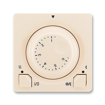 Termostat univerzální otočný (ovládací jednotka), Swing®, Swing®L, krémová