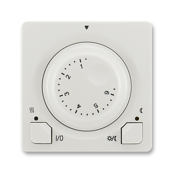 Termostat univerzální otočný (ovládací jednotka), Swing®, Swing®L, světle šedá