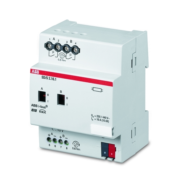 Člen akční spínací a stmívací 1-10 V, 2násobný, řadový, 2násobný