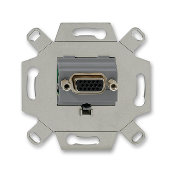 Zásuvka komunikační VGA, šedá