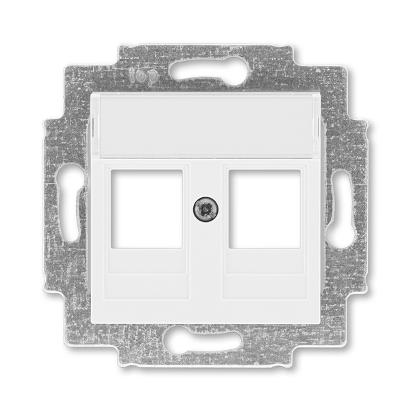 Kryt zásuvky komunikační, Levit®, bílá