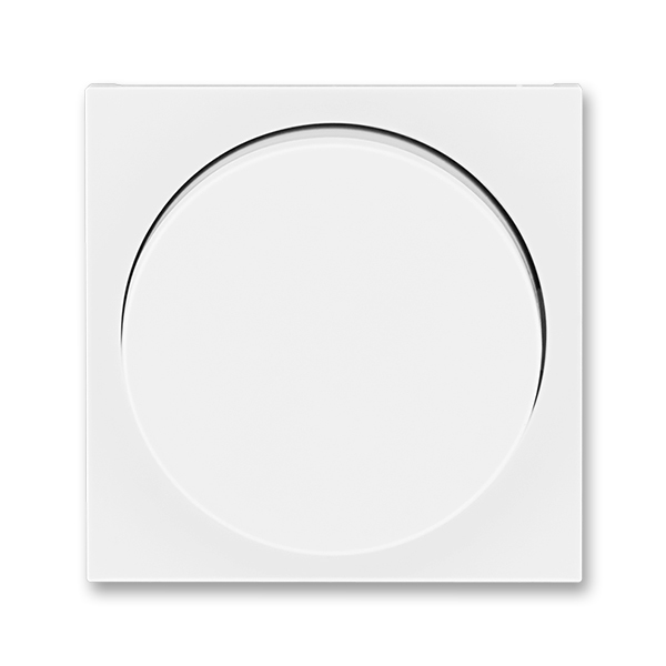 Kryt stmívače s otočným ovladačem, s upevňovací maticí, Levit®, bílá / ledová bílá