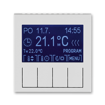 Termostat univerzální programovatelný (ovládací jednotka), Levit®, šedá / bílá