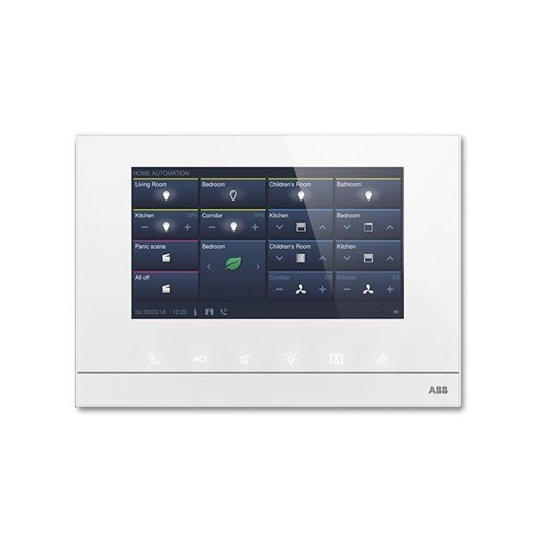 Panel dotykový s displejem 7", bílá