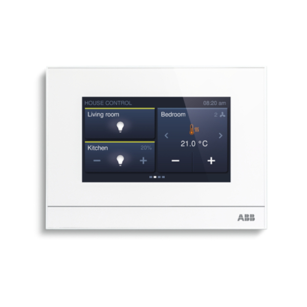 Panel dotykový s displejem 4,3", bílá