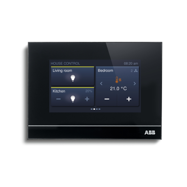 Panel dotykový s displejem 4,3", černá