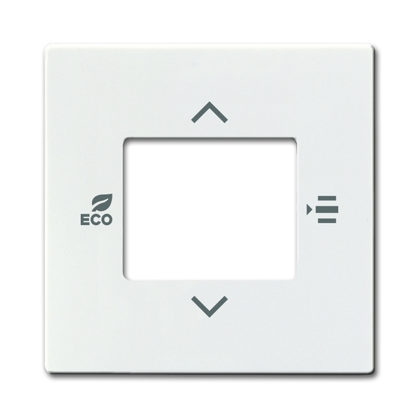 Kryt pro termostat prostorový s 5násobným univerzálním vstupem, studio bílá