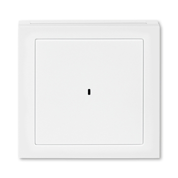 Kryt spínače kartového, s čirým průzorem, Levit®, bílá / bílá