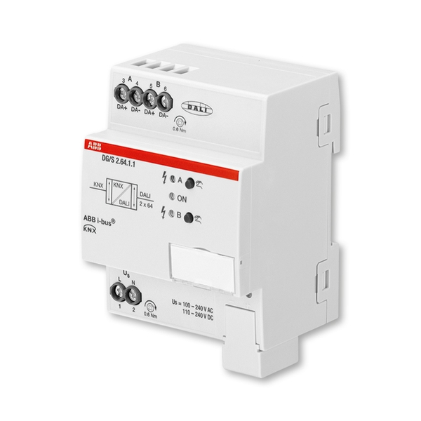 Rozhran&iacute; KNX/DALI Basic 2n&aacute;sobn&eacute;, řadov&eacute;