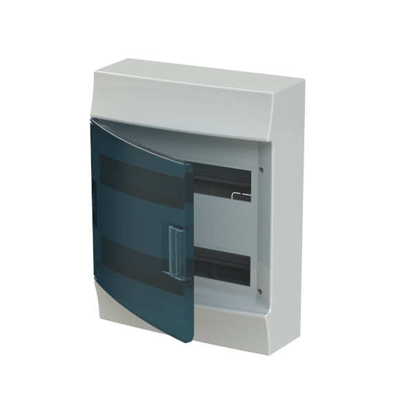 41P12X32A rozvodnice nástěnná, průhledná dvířka, 24 modulů