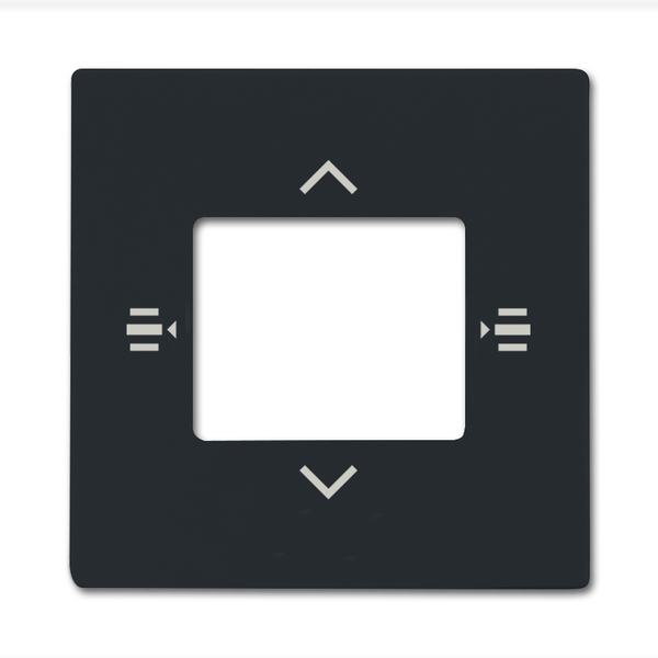 Kryt pro prvek ovládací 6násobný, antracitová