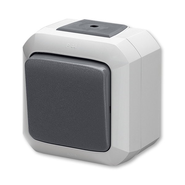 Ovládač přepínací IP 54, šedá, bezšroubové svorky