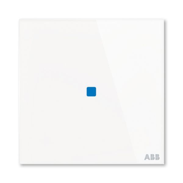 Prvek ovládací dotykový 1násobný, 86x86 mm, ABB tacteo®, zapuštěný, bílá