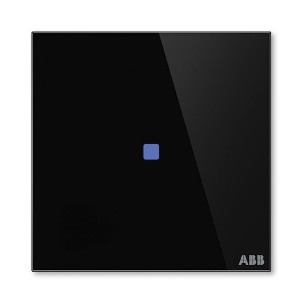 Prvek ovládací dotykový 1násobný, 86x86 mm, ABB tacteo®, zapuštěný, černá