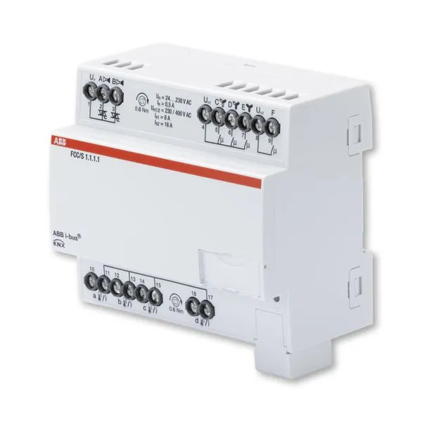 Člen akčn&iacute; fan-coilu (2&times; PWM nebo 1&times; elektromotorick&eacute;, 3 stupně reg. ventilace), řadov&yacute;