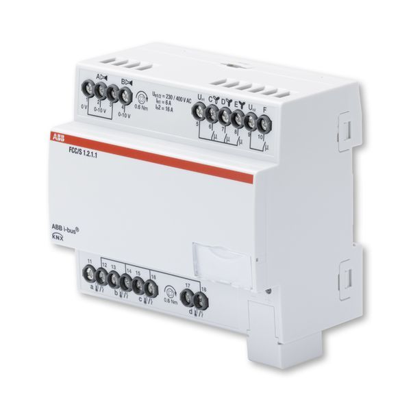 Člen akční fan-coilu (2× 0-10 V, 3 stupně reg. ventilace), řadový, bez manuálního ovládání