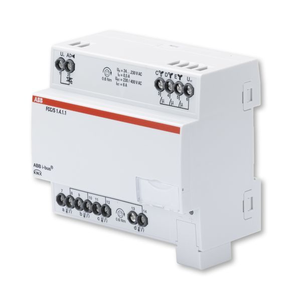 Člen akční fan-coilu (1× PWM, 3 stupně reg. ventilace), řadový, bez manuálního ovládání