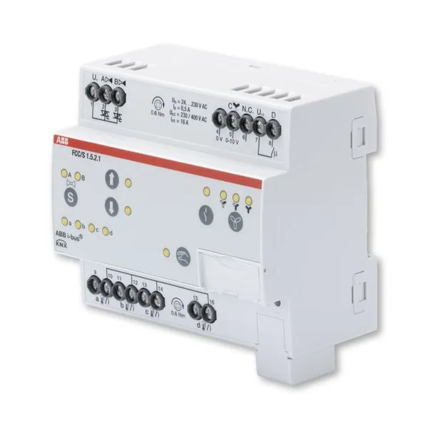Člen akčn&iacute; fan-coilu (2&times; PWM nebo 1&times; elektromotorick&eacute;, reg. ventilace 0-10 V), řadov&yacute;