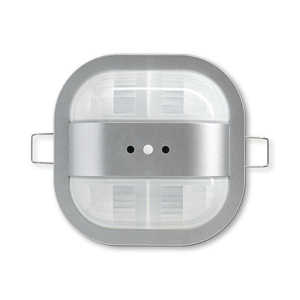 Snímač přítomnosti pro chodby Busch-Präsenz KNX, hliníková stříbrná