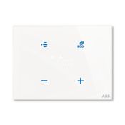 Termostat prostorový dotykový, 115x86 mm, ABB tacteo®, zapuštěný, bílá