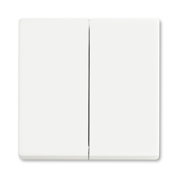 Kryt dělený pro smart switch, mechová bílá