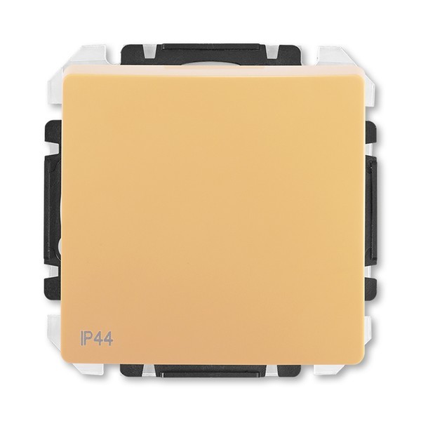 Přepínač střídavý IP 44, zapuštěný, béžová
