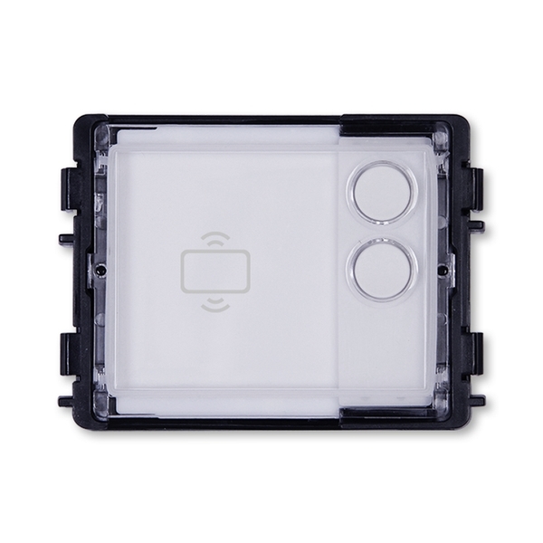 Modul tlačítkový, dvojnásobný, se snímačem IC karet (135 mm), 2násobný