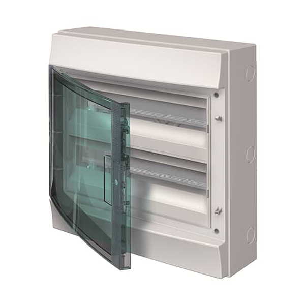 H65P18X220750 rozvodnice nástěnná pro venkovní použití, průhledná dvířka, 36 modulů