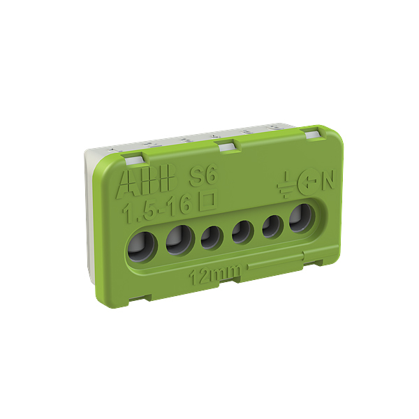 Svorky PE šroubové, 6 svorek (3x16mm² + 3x6mm²), Svorky PE šroubové, 6 svorek (3x16mm² + 3x6mm²)