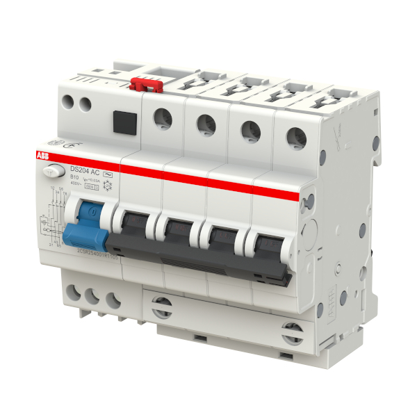 Kombinace jistič/chránič DS200, 3fázový, 10 A