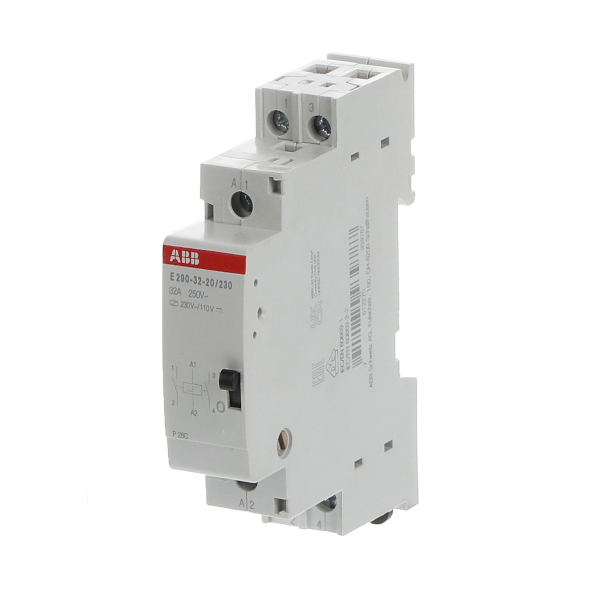 E290-32-20/230 impulsní relé, 32A, 2 NO, 230V AC / 110V DC