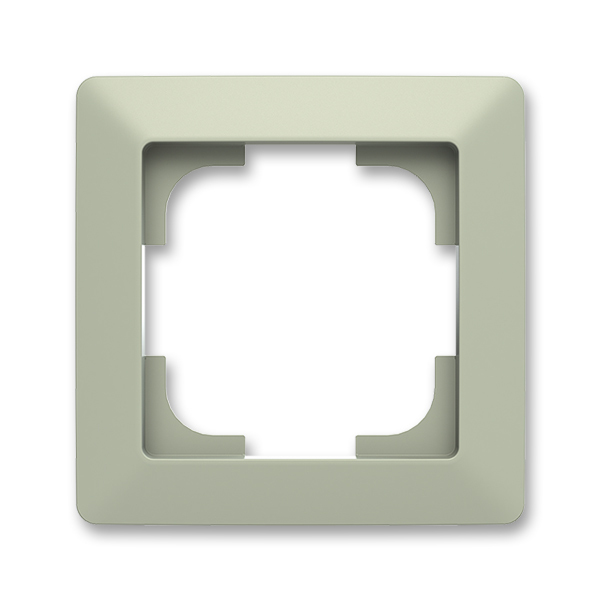 Rámeček jednonásobný, olivová / bílá