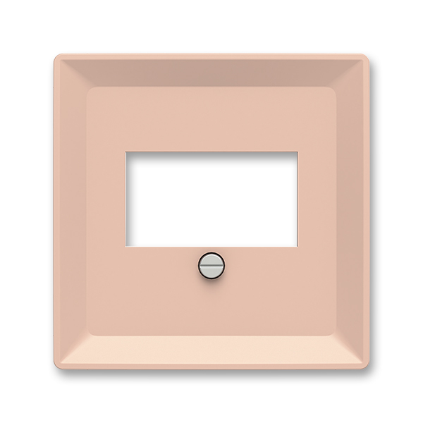 Kryt zásuvky komunikační přímé, pudrová