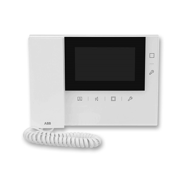 Videotelefon domovní 4,3" - se sluchátkem, nástěnný, bílá/se sluchátkem