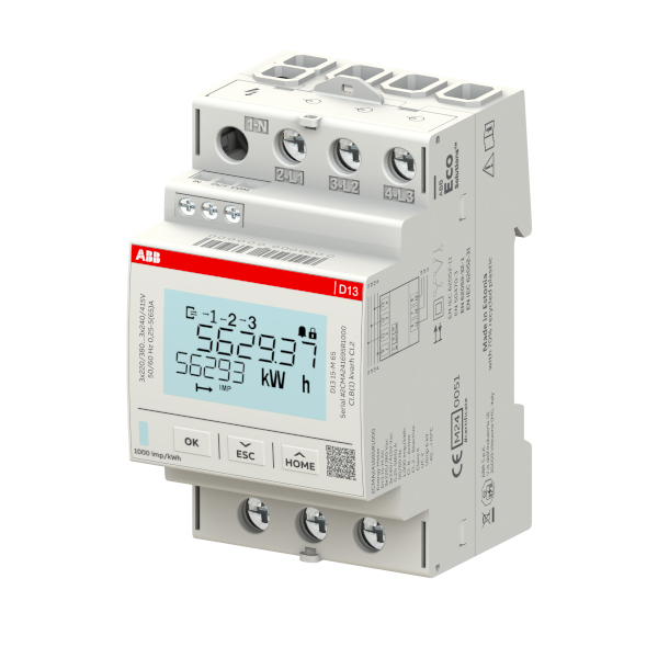 D13 15-M 65 trojf&aacute;zov&yacute; elektroměr pro př&iacute;m&eacute; měřen&iacute; do 65 A