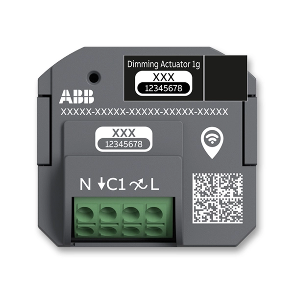 Aktor stm&iacute;vac&iacute;, 1n&aacute;sobn&yacute;, 230 V AC, s Bluetooth a free@home WL, vestavn&yacute;
